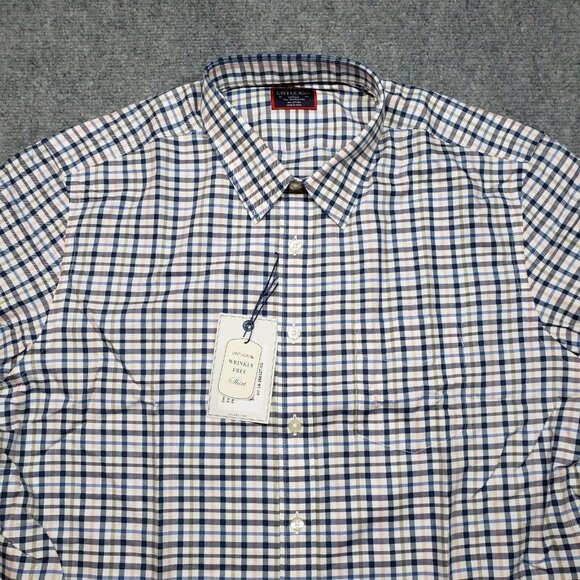 UNTUCKit Seyval WF Shirt Mens LT Multicolor Check Long Sleeve Button Up New - Picture 3 of 13